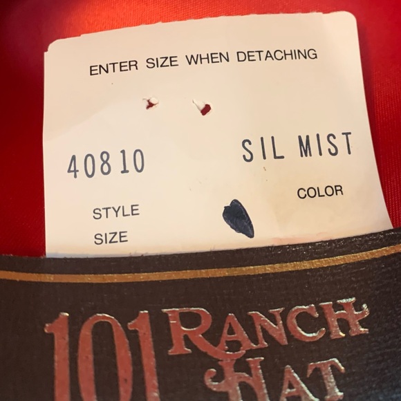 Vintage 101 Ranch Beaver Felt Cowboy Hat-Size 6 7/8 - Picture 8 of 13